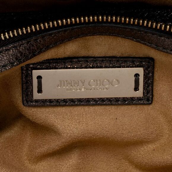Jimmy Choo Metallic Leather Ramona Shoulder Bag - Picture 8 of 15